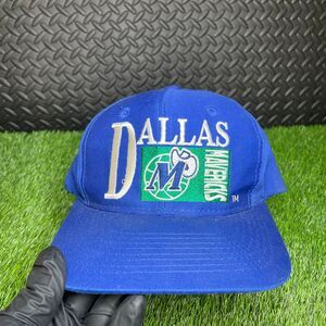 Vintage Rare Dallas Maverick Blue NBA Drew Pearson Snap‎ Back Hat Men Fits All
